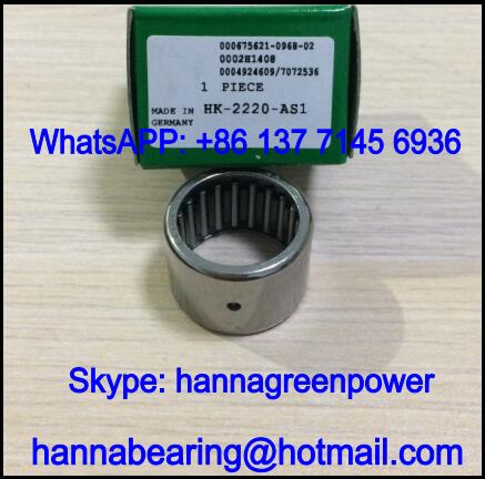 HK2220AS1 Needle Roller Bearing with Lubrication Hole 22x28x20mm