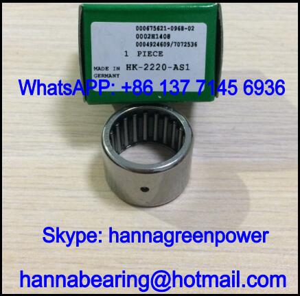 HK2520AS1 Needle Roller Bearing with Lubrication Hole 25x32x20mm