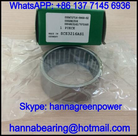 SCE4412AS1 Inch Needle Roller Bearing with Lubrication Hole 69.85x79.375x19.05mm