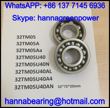 32TM05aN Automotive Deep Groove Ball Bearing 32x72x20mm