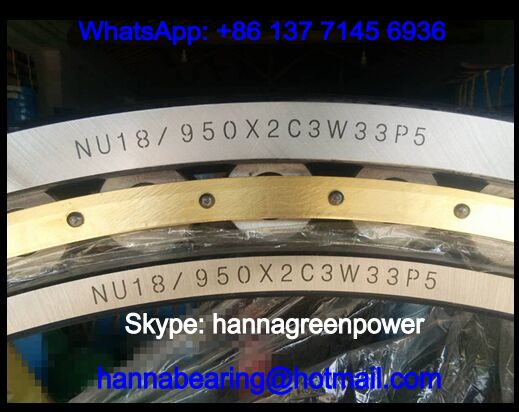NU18/950X2 Single Row Cylindrical Roller Bearing 950x1160x98mm