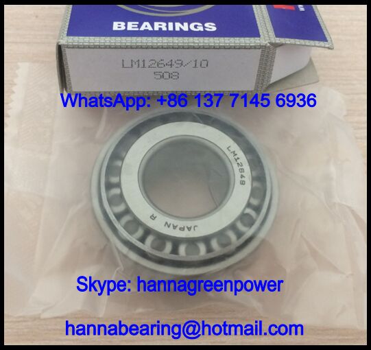 LM12610/LM12649 Tapered Roller Bearing 21.43x50x18.288mm