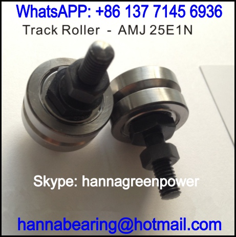 S-AMJ25CL Track Roller Bearing / Cam Follower Bearing 8x25x36mm