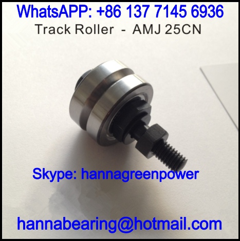 AMJ12CN Track Roller Bearing / Cam Follower Bearing 4x13x22mm