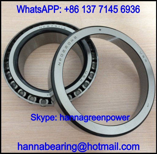 NP022042 Inch Tapered Roller Bearing 92.25x152.4x40mm