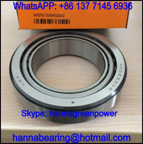 NP579116/NP022042 Inch Taper Roller Bearing 92.25x152.4x40mm