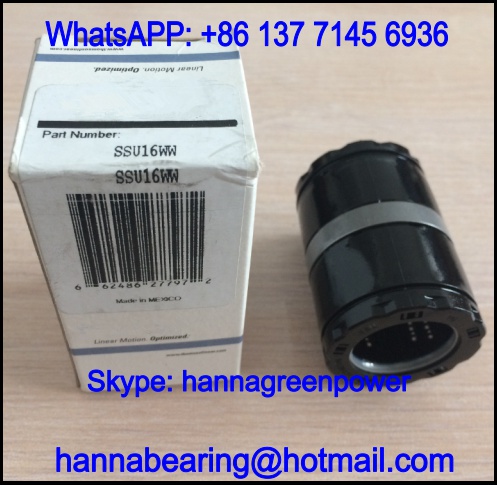 SSU10 Linear Ball Bearing / Ball Bushing Bearing 15.875x28.575x38.1mm
