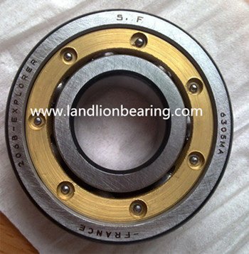 6302MA brass cage deep groove ball bearings 15*42*13