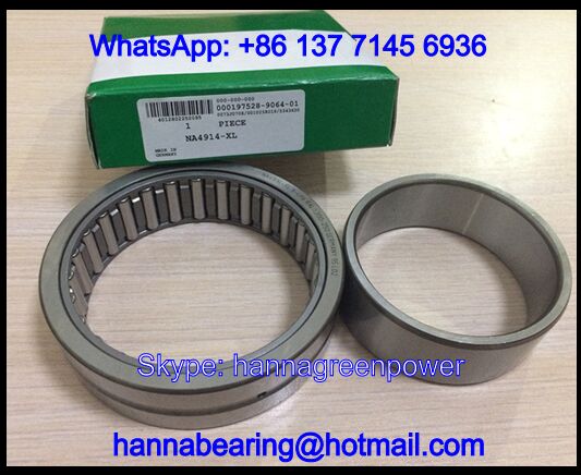 NA4904-2RSR-XL Needle Roller Bearing With Inner Ring 20x37x17mm