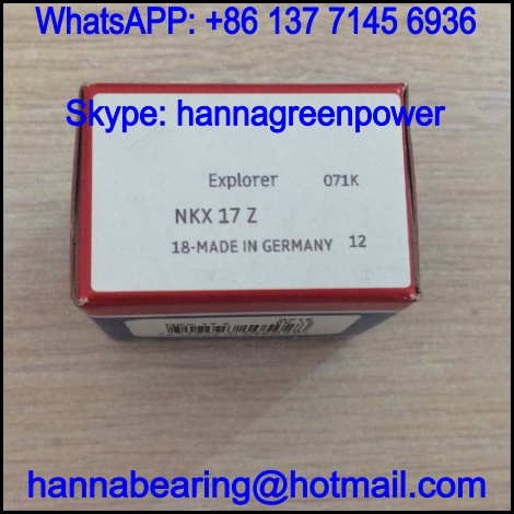 NKX17Z Combined Needle Roller Bearing / Thrust Ball Bearing 17x26x25mm