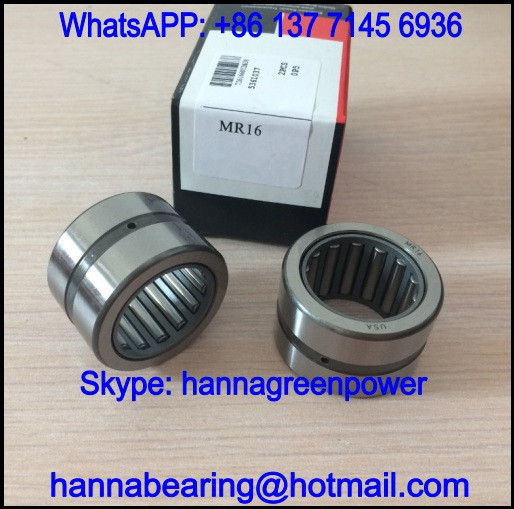 MR16 / MR16 Single Row Needle Roller Bearing 1''x1.5''x1''Inch, MR16