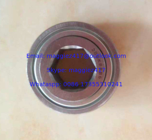 W208PPB16 Hex Bore Series non-relubricable agricultural bearing Size 31.77x80x36.53 mm