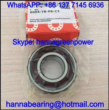 6206TBP6C3 / 6206-TB-P6-C3 Phenolic Cage Deep Groove Ball Bearing 30*62*16mm