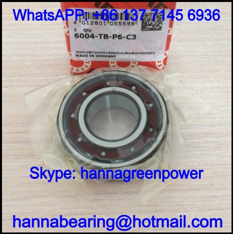 6011TBP6C3 / 6011-TB-P6-C3 Phenolic Cage Deep Groove Ball Bearing 55x90x18mm
