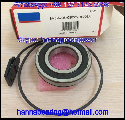 BMB-6208/080S2/EB008A Speed Sensor Bearing / Encoder Bearing 40x80x24.2mm