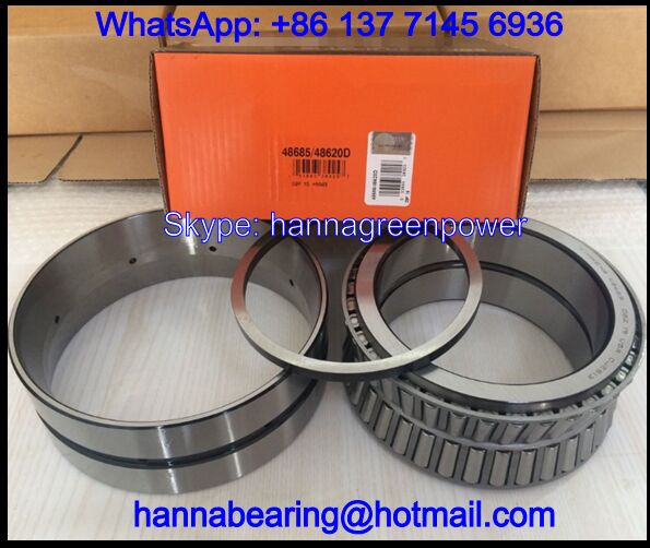 48685/48620DC Double Row Tapered Roller Bearing 142.875x200.025x87.315mm