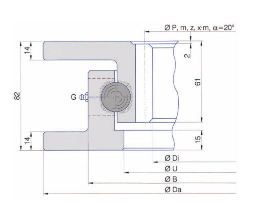 I.880.22.00.A-T slewing ring bearing