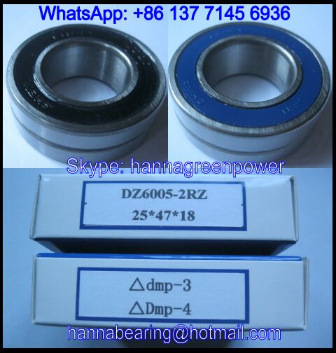 6005-2RZ One Way Clutch Bearing / Deep Groove Ball Bearing 25x47x18mm