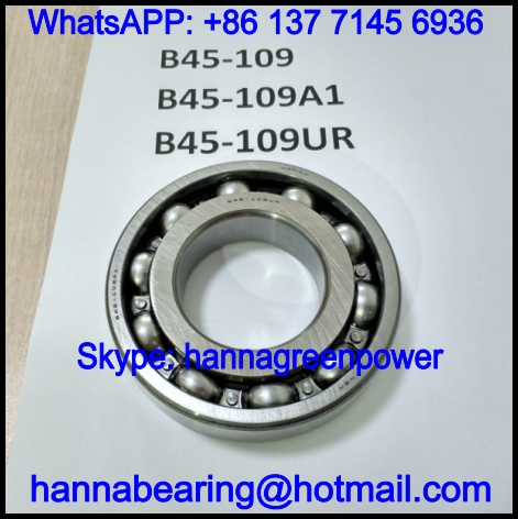 B45-109A1 Automotive Deep Groove Ball Bearing 45*90*20mm