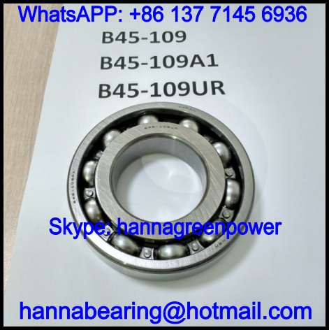 B45-109A1UR Automobile Bearing / Deep Groove Ball Bearing 45*90*20mm