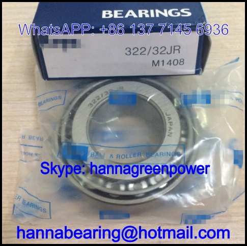 322/32JR Single Row Tapered Roller Bearing 32x65x22.25mm
