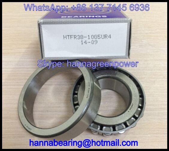 HTFR38-10G5UR4 Gearbox Bearing / Tapered Roller Bearing 38x75x25mm