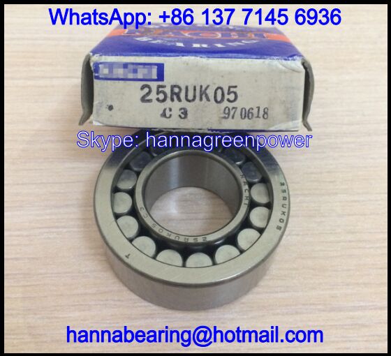 25RUKO5C3 / 25RUKO5 C3 Automotive Bearing / Cylindrical Roller Bearing 25*52*19mm