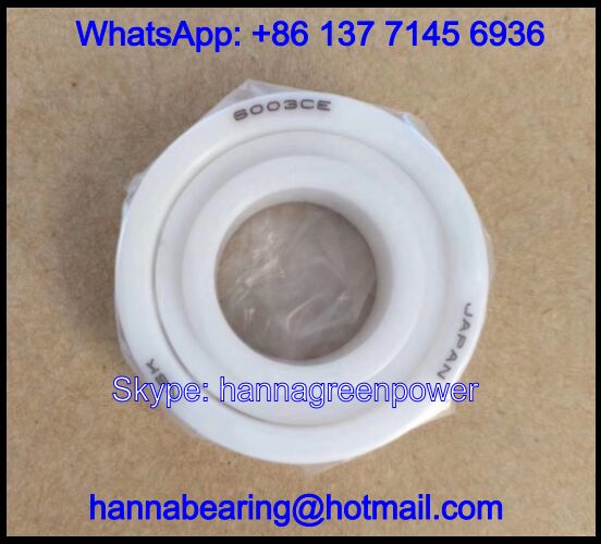 6001CE Ceramic Ball Bearing / Deep Groove Ball Bearing 12x28x8mm