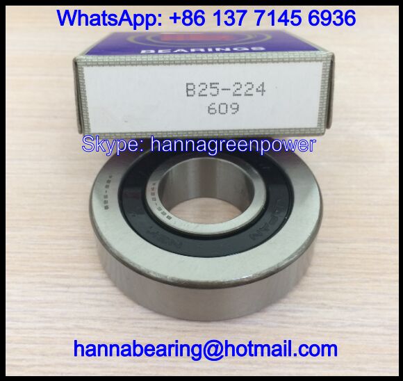 B25-224 C3 Ceramic Ball Bearing / Fanuc Motor Spindle Bearing 25x62x16mm