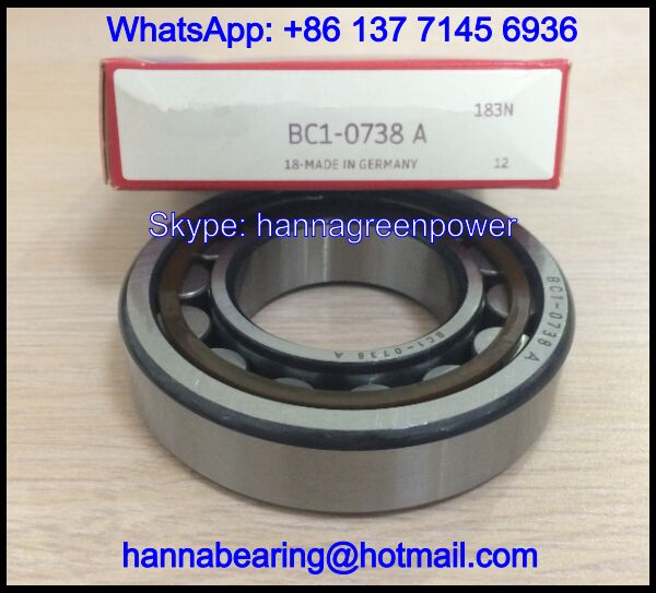 BC1-0738 Air Compressor Bearing / Cylindrical Roller Bearing 40x80.2x18mm