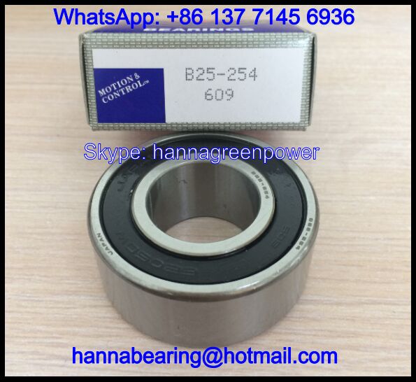 B25254 Ceramic Deep Groove Ball Bearing / Motor Spindle Bearing 25*52