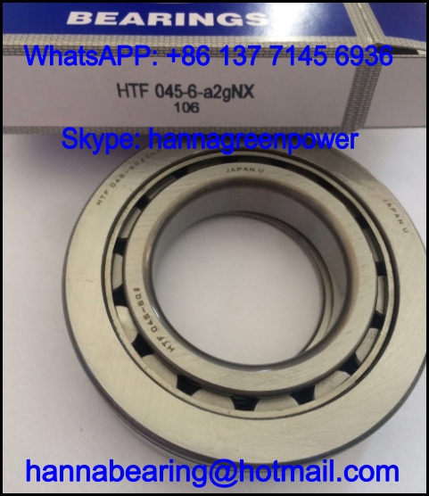HTF045-6-a2gNX Automobile Bearing / Cylindrical Roller Bearing 45x85x19mm