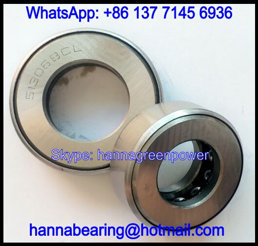 51305BCL Thrust Ball Bearing / Axial Deep Groove Ball Bearing 25.4x50
