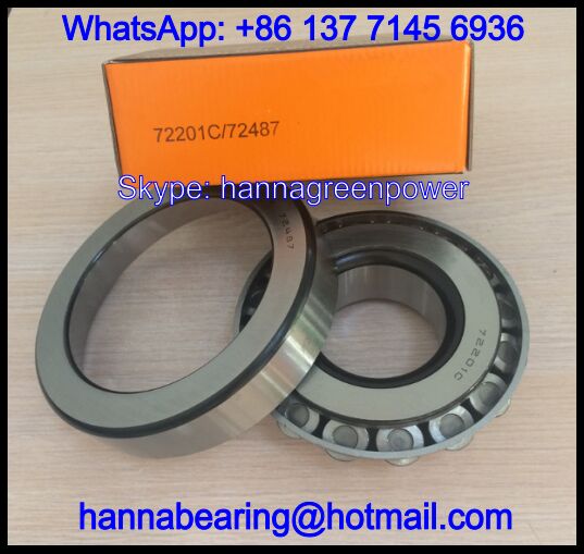 72201C Inch Tapered Roller Bearing 50.8x123.825x36.513mm