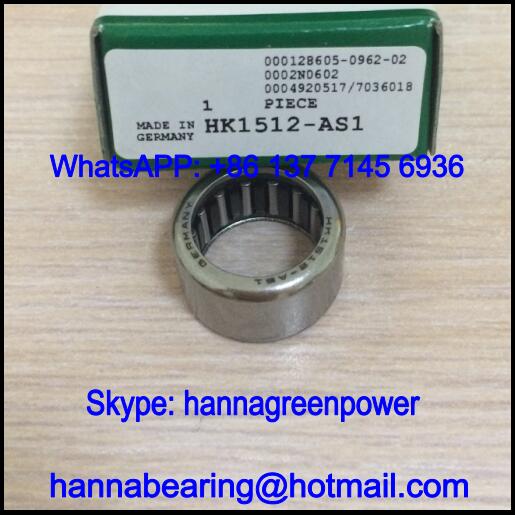 HK1512-AS1 Needle Roller Bearing with Lubrication Hole 15x21x12mm