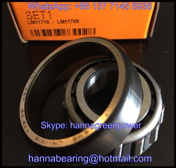 11710/11749 Single Row Tapered Roller Bearing 17.463*39.878*13.843mm