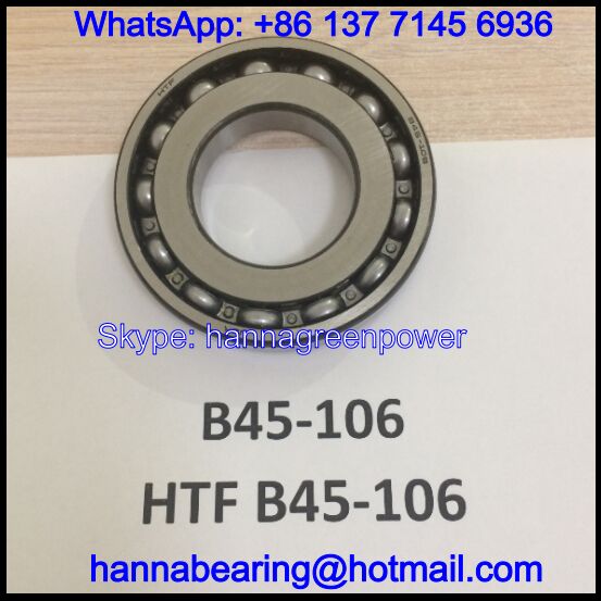 HTFB45-106 Deep Groove Ball Bearing / Gearbox Bearing 45x90x17mm