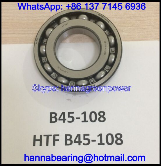 B45-108 Gearbox Bearing / Deep Groove Ball Bearing 45*90*17mm