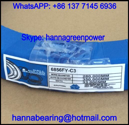 6856FY Brass Cage Deep Groove Ball Bearing 280*350*33mm
