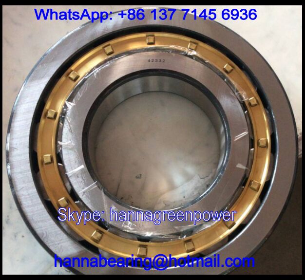 NJ332-E-M1 Brass Cage Cylindrical Roller Bearing 160x340x68mm