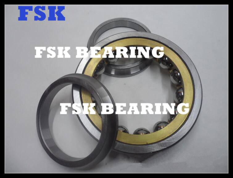 High Speed QJF 217 N2MA Four Point Contact Bearing Single Row