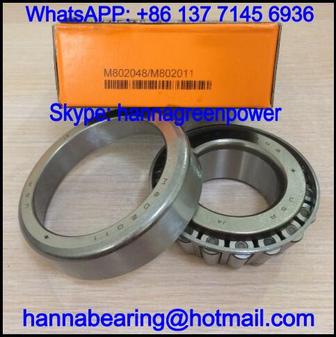 M802048/M802011 Single Row Tapered Roller Bearing 41.275x82.55x26.543mm