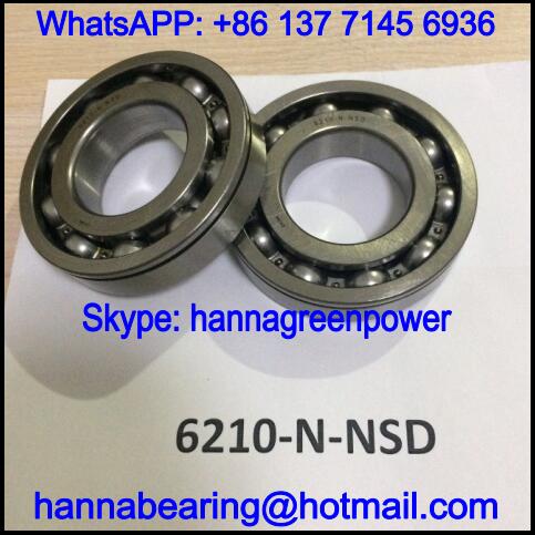 6210-N-NSD Automobile Bearing / Deep Groove Ball Bearing 50x90x20mm