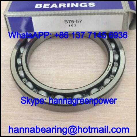 B75-57 Automobile Bearing / Deep Groove Ball Bearing 75x106x12mm
