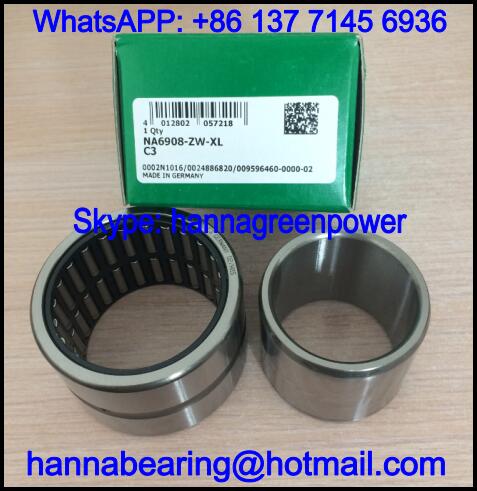 NA6908-ZW / NA6908ZW Double Row Needle Roller Bearing 40*62*40mm