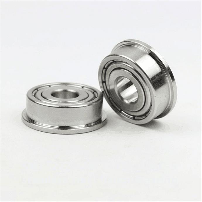 SMF148ZZ stainless steel flanged deep groove ball bearings 8x14x4mm