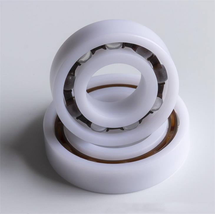 50pcs/lot 686 POM Plastic Bearings With Glass Balls 6x13x3.5mm Nylon Bearing