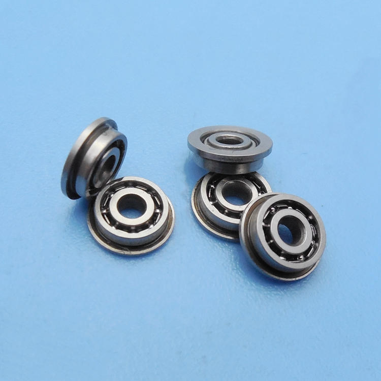 F683 3x7x2.5mm Open Miniature Flanged Ball Bearings