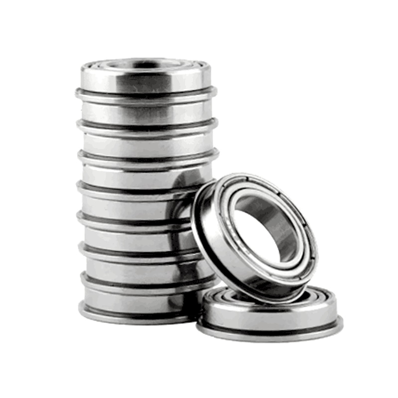 SF6701ZZ Stainless Steel Thin Wall Deep Flanged Groove Ball Bearings 12x18x4mm