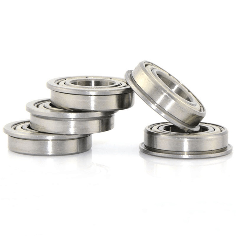 SF6700ZZ Stainless Steel Thin Wall Deep Flanged Groove Ball Bearings 10x15x4mm